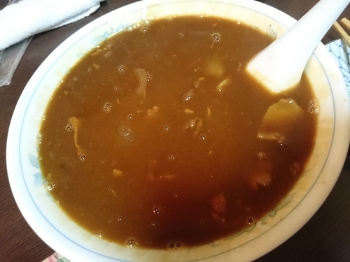 「カレーラーメン　700円」@銀座ラーメンの写真