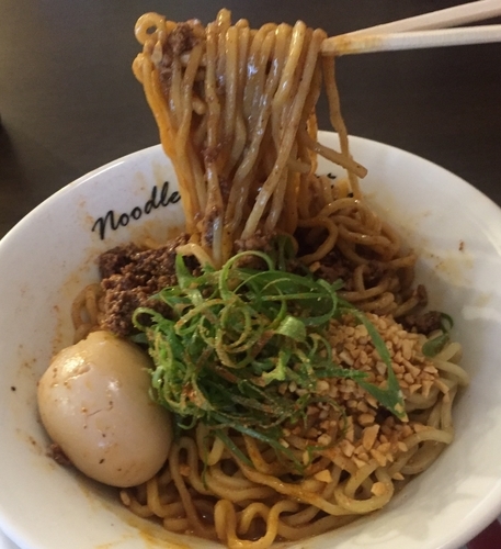 「汁なし担担麺850円+エビス小瓶400円」@麺庵ちとせの写真