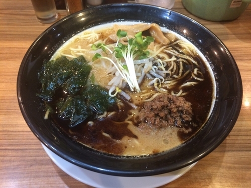 「焦がし味噌ラー麺」@麺屋 楼蘭 梅田店の写真
