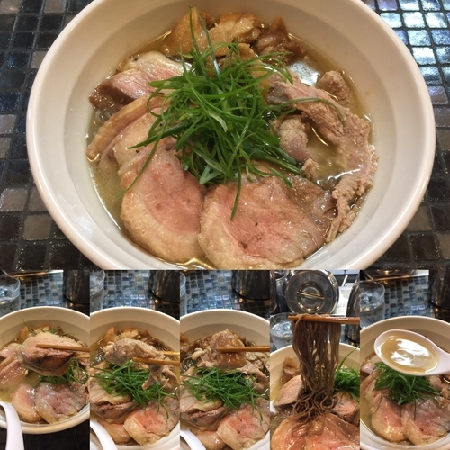 「肉汁凝縮鴨白湯 漆黒そは粉麺で召し上がれ」@らーめん 五ノ神製作所の写真