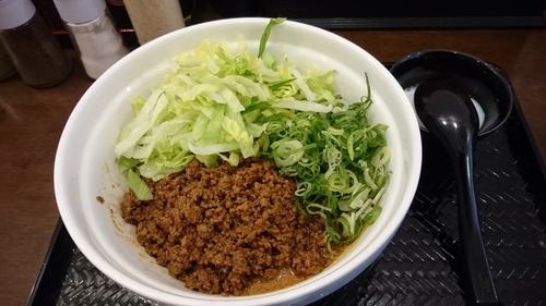 「汁なし担担麺 4辛（麺210g）セット」@広島式 汁無し担担麺 湯島ひよこ堂の写真