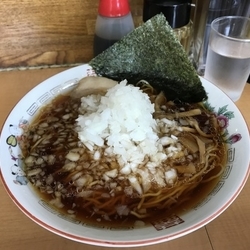 中華そば+玉ねぎ増し