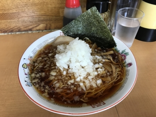 「中華そば+玉ねぎ増し」@えびす丸の写真