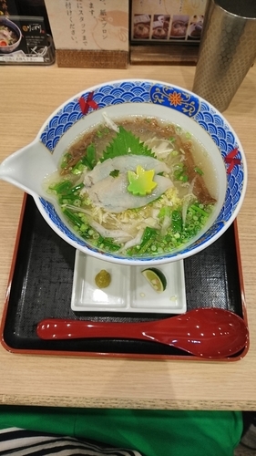 「ふぐだし潮ラーメン1100」@ふぐだし潮 八代目けいすけ 東急プラザ銀座店の写真
