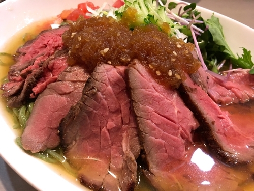 「ローストビーフの冷やし中華」@中華蕎麦 瑞山（ZUIZAN）の写真