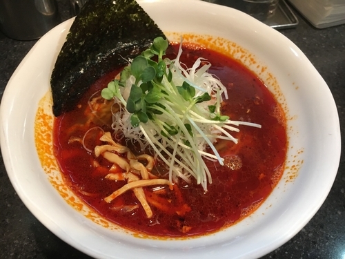 「辛そば  780円」@麺屋どうげんぼうずの写真