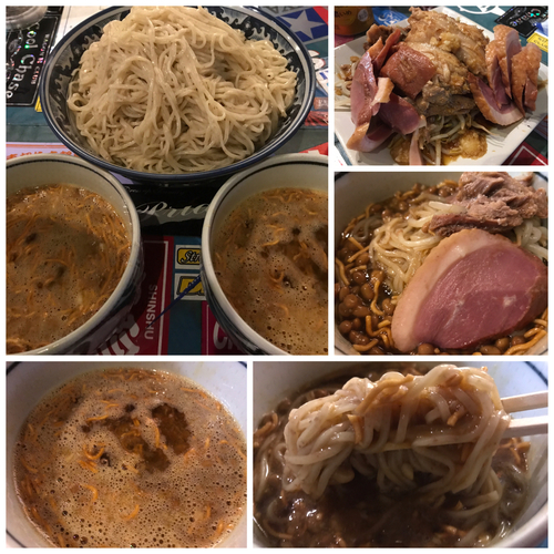 「【気まぐれ限定】ありがとうアキラ納豆つけ麺」@ラーメンアキラの写真