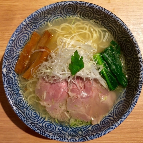 「鯛だし香る塩らーめん【お台場限定】￥850円」@せたが屋 アクアシティお台場店の写真