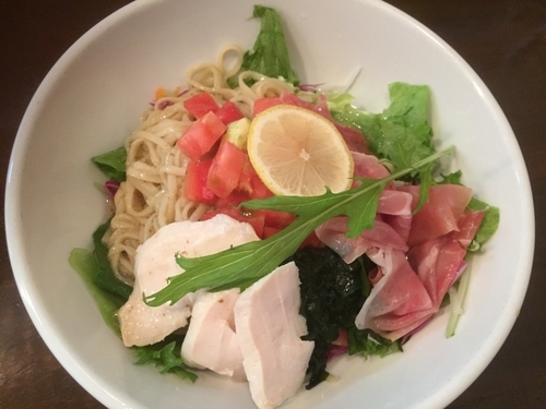 「【限定】冷ぶっかけめん¥850」@麺庄の写真