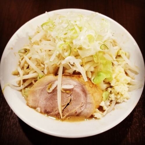 「ミニらーめん豚一切れ 780円」@ちばから 渋谷道玄坂店の写真