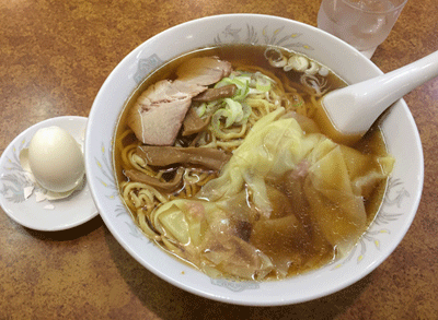 「ワンタン麺（750円）」@珍來総本店直営 松原店の写真
