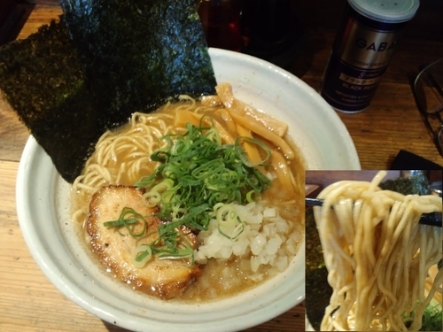 「29/7/17濃厚煮干ラーメン850円」@麺や 幸村の写真