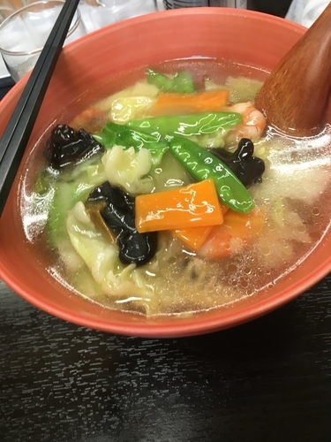 「えびそば780円」@中国料理 銀扇の写真
