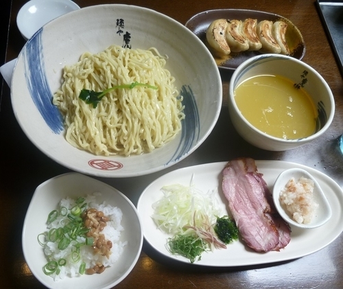 「【限定】薬涼潮つけそば」@麺や 虎徹の写真