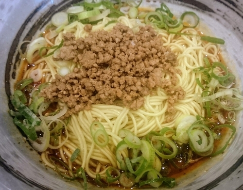 「汁なし担担麺」@鯉のぼり 中野店の写真