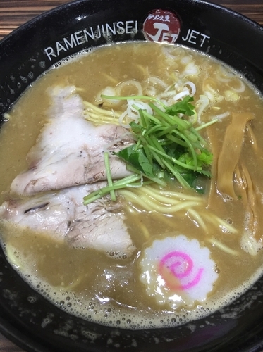 「鶏煮込みそば」@ラーメン人生 JET 福島本店の写真