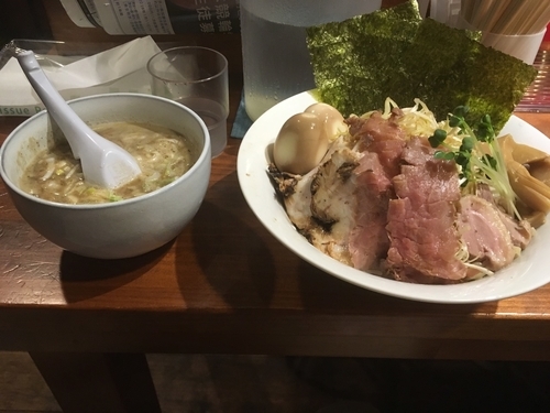 「特製豚魚つけ麺１２００円」@らーめん・つけめん 八角の写真