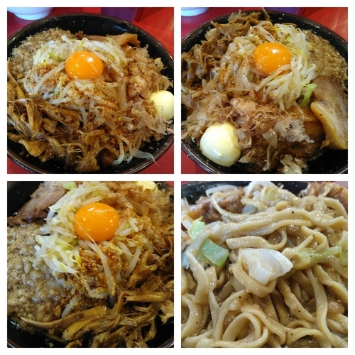 「まぜそば＋マヨネーズ＋鶏ほぐし」@麺屋 桐龍の写真