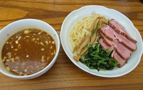 「からいつけめんちゃーしゅー1050」@めんや 暁の写真