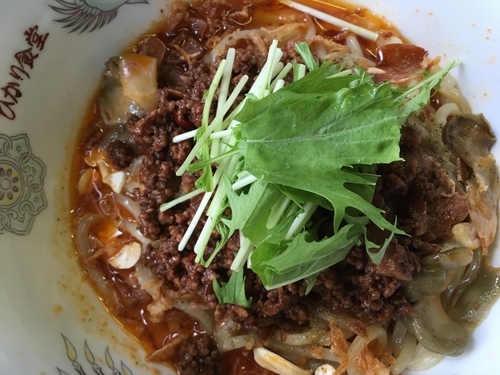 「【限定】汁なしタンタンメン 800円」@ひかり食堂の写真