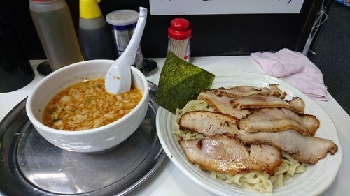 「豚バカつけ麺 ミニ豚丼」@らーめん 凌駕の写真