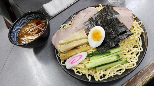 「醤油つけ麺」@玉川大盛軒の写真