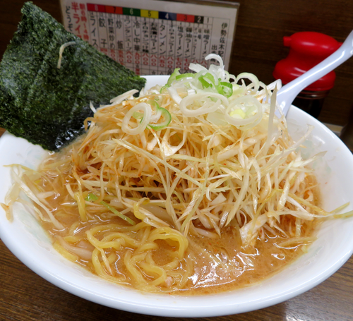 「味噌ネギ（1,100円）」@北海道ラーメン来々軒 本店の写真