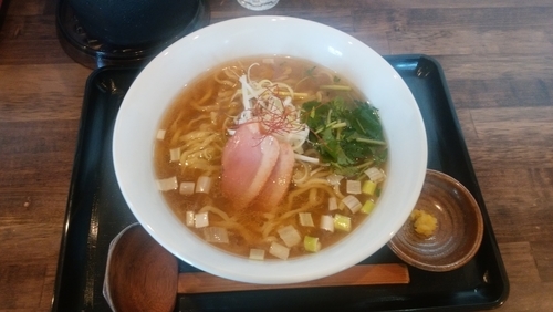 「鴨出汁 黒」@麺屋 葵の写真