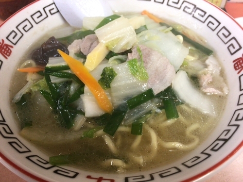 「タンメン+焼餃子」@十番の写真