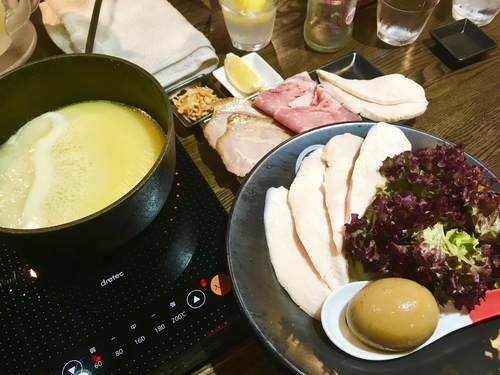 「濃厚鶏白湯つけ麺(塩)」@麺屋 時茂 西川口店の写真