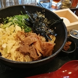 すじ香露まぜそば (冷)