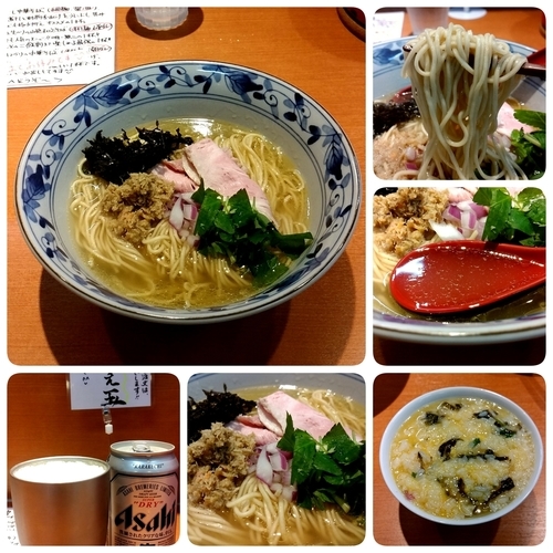 「【限定】蟹そば＋ライス（生玉子付）」@㐂九八 ～garage～の写真