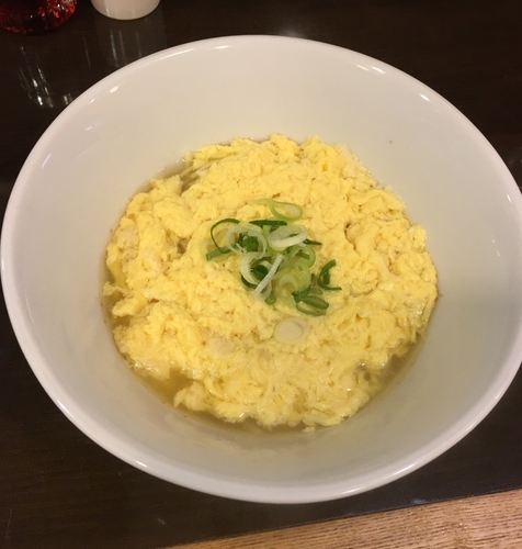 「かきたま塩ラーメン（￥750）」@らーめん紬麦の写真