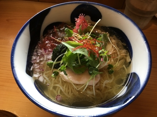 「限定A 冷し潮煮干しそば」@麺喰屋 澤 徳島店の写真
