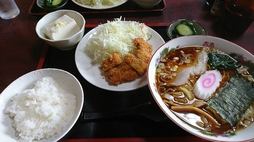 「ラーメン定食 830円」@いちむら食堂の写真