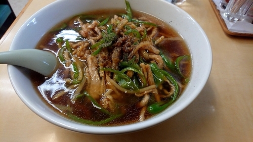 「肉絲麺」@スタミナラーメン 蔵王の写真