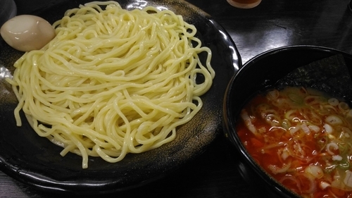 「辛味つけめん（大盛同額、800円）」@つけ麺隅田の写真