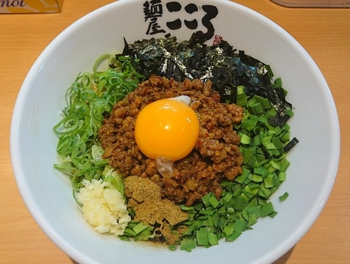 「チーズ入り台湾まぜそば」@麺屋こころ 柏店の写真