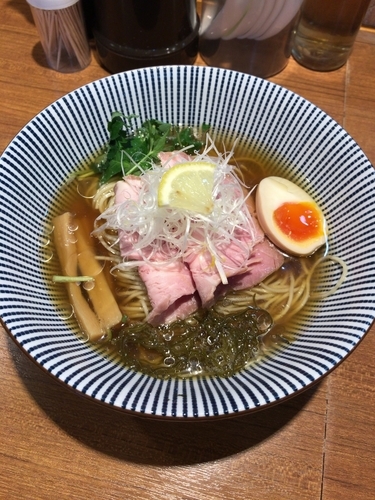 「【限定】冷やし煮干しそば 700円」@寿製麺よしかわ 川越店の写真