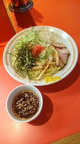 「冷やし中華つけ麵（夏期限定）８００円」@一龍の写真