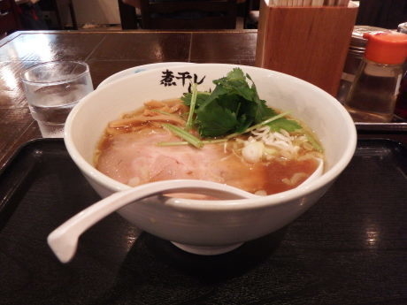 「あっさり煮干しらーめん」@煮干しらーめん青樹 立川店の写真