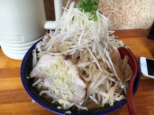 「味噌ガッツ もやし」@らーめん 味噌ガッツ お花茶屋店の写真