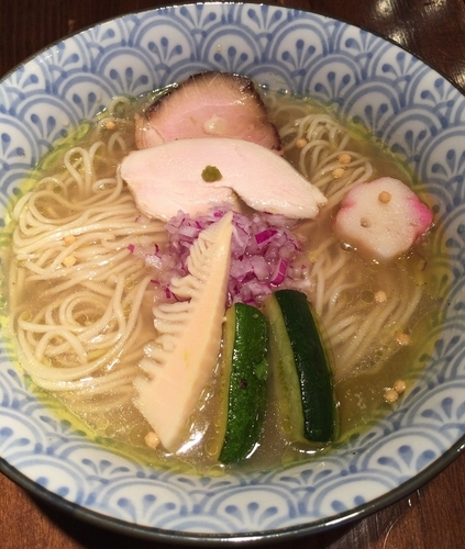 「冷やしらぁ麺 ¥850」@支那そば しんばの写真