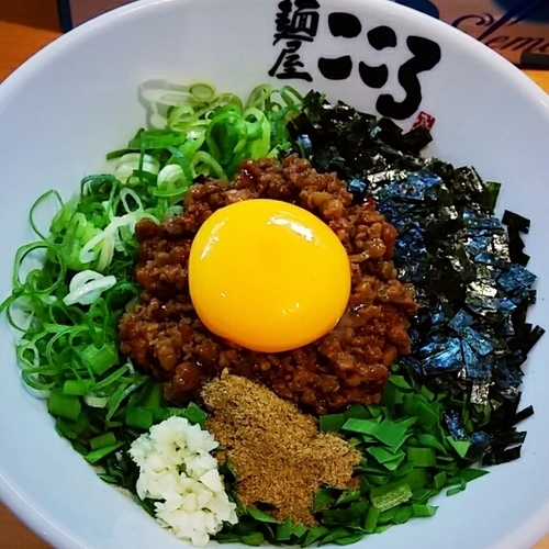 「台湾まぜそば　７８０円」@麺屋こころ 柏店の写真