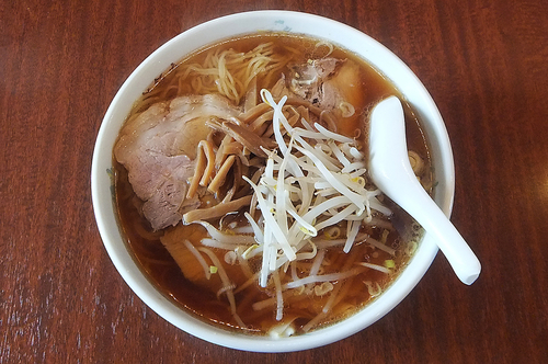 「チャーシューワンタンメン(大盛り)」@栄楽飯店の写真