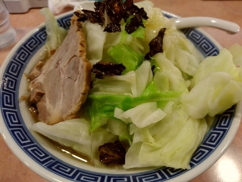 「キャベふじ麺(並盛・200g・塩)780円」@特級豚骨 中華そば湊生の写真