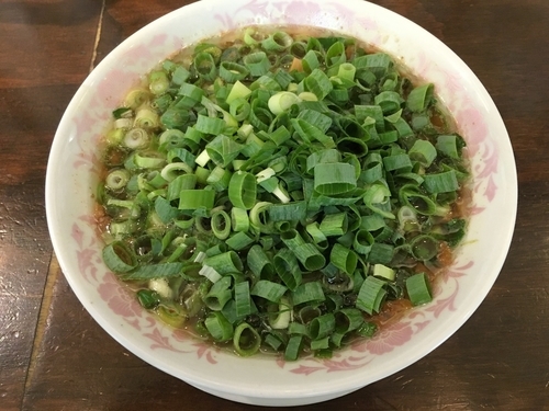 「中華そばハーフ＆ネギ増し」@麺や 太華の写真