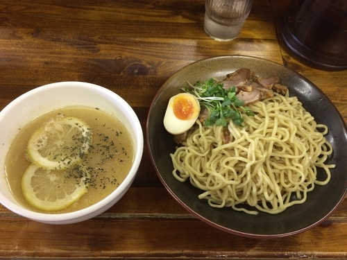 「（限定）つけ麺（並） 青唐辛子・鶏白湯・レモン」@のぉくれの写真