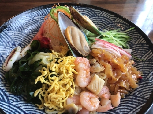 「シーフードパパイメン1200円」@エスポアールの写真