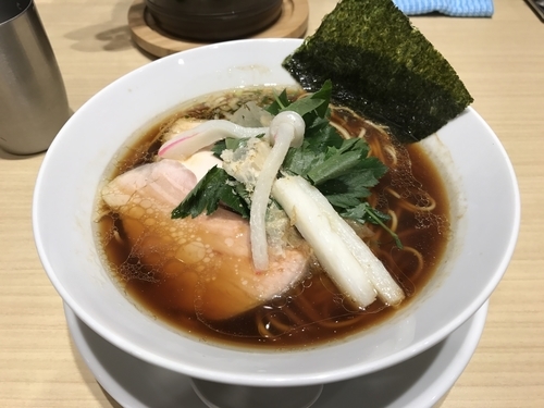 「鶏SOBA」@むぎとオリーブ 日本橋店の写真